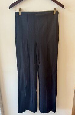 Ann Taylor Petite Pull-On Side Zip Seamed Leg Pants Black Size 2P